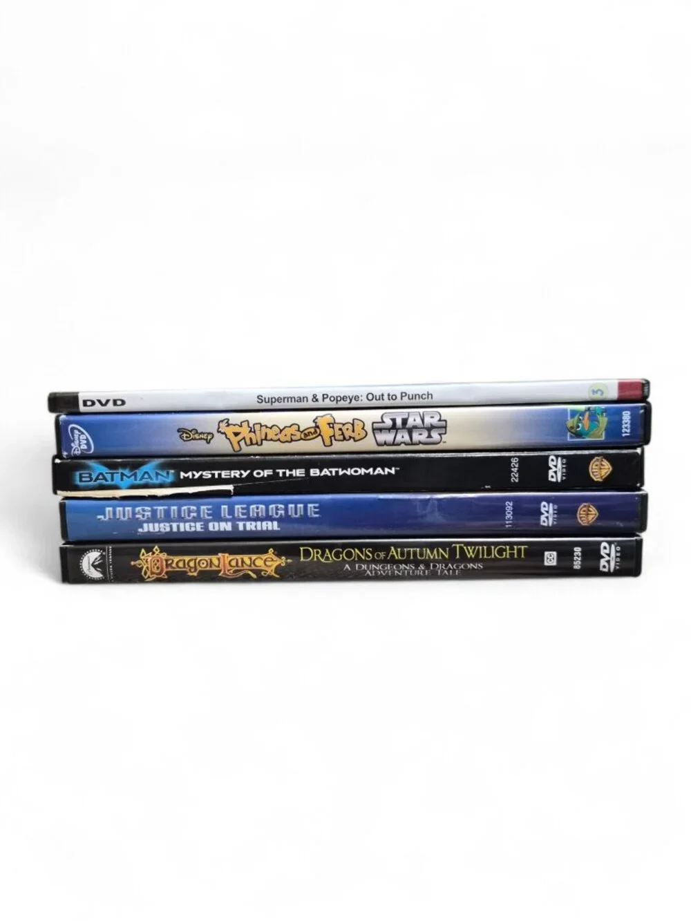5 Animated Adventure DVD Superman & Popeye, Dungeons & Dragons, Justice League - Picture 4 of 5